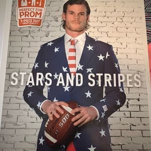 OPPO Stars and Stripe Suit, new in box, Sz 40